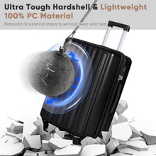 SHOWKOO Koffer 75cm Hartschale Leicht TSA 4 Rollen XL