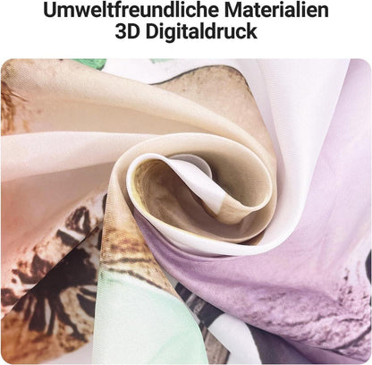 Duschvorhang Blumen Zeichnen Antischimmel Polyester Textil 100x200cm