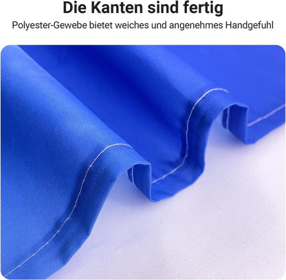 Duschvorhang 200x200cm Strandmuster wasserabweisend waschbar Polyester 12 Ösen