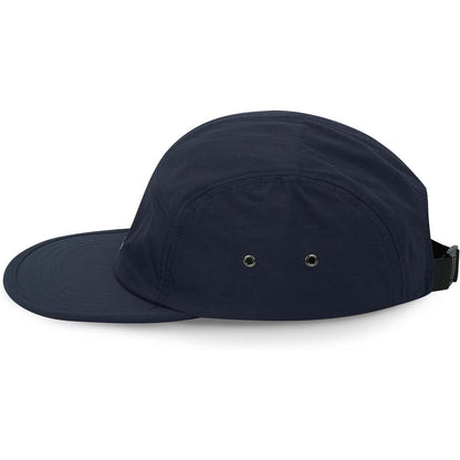 Schnelltrocknende 5-Panel Cap – Blaue Flat Brim Baseball Kappe