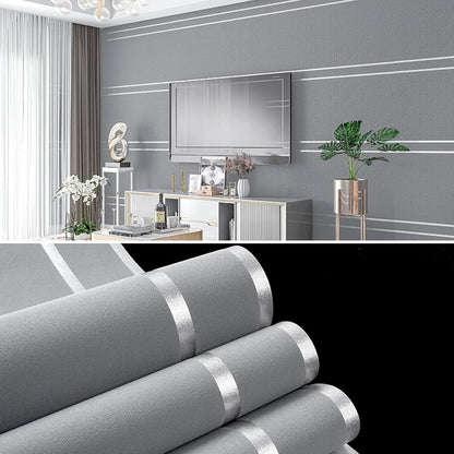 3D Streifenmuster Vliestapete 0,53m x 9.5m Wasserdicht Moderne