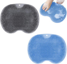 Silikon Matte und Fußmassagegerät Set, Fußbürste mit Rutschfesten