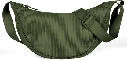 Crossbody Schultertasche Halbmond Verstellbarer Schultergurt