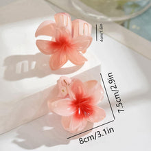 Blumen-Haarklammern 8er Set Flower Hair Clips Acryl