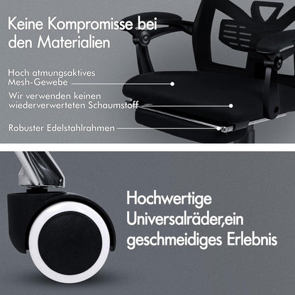 Ergonomischer Bürostuhl mit Netzgewebe