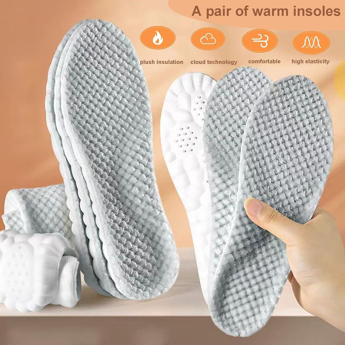 Winter Thermoeinlegesohlen für Schuhe Herren Damen Extra Dicke Wärmeisolierung