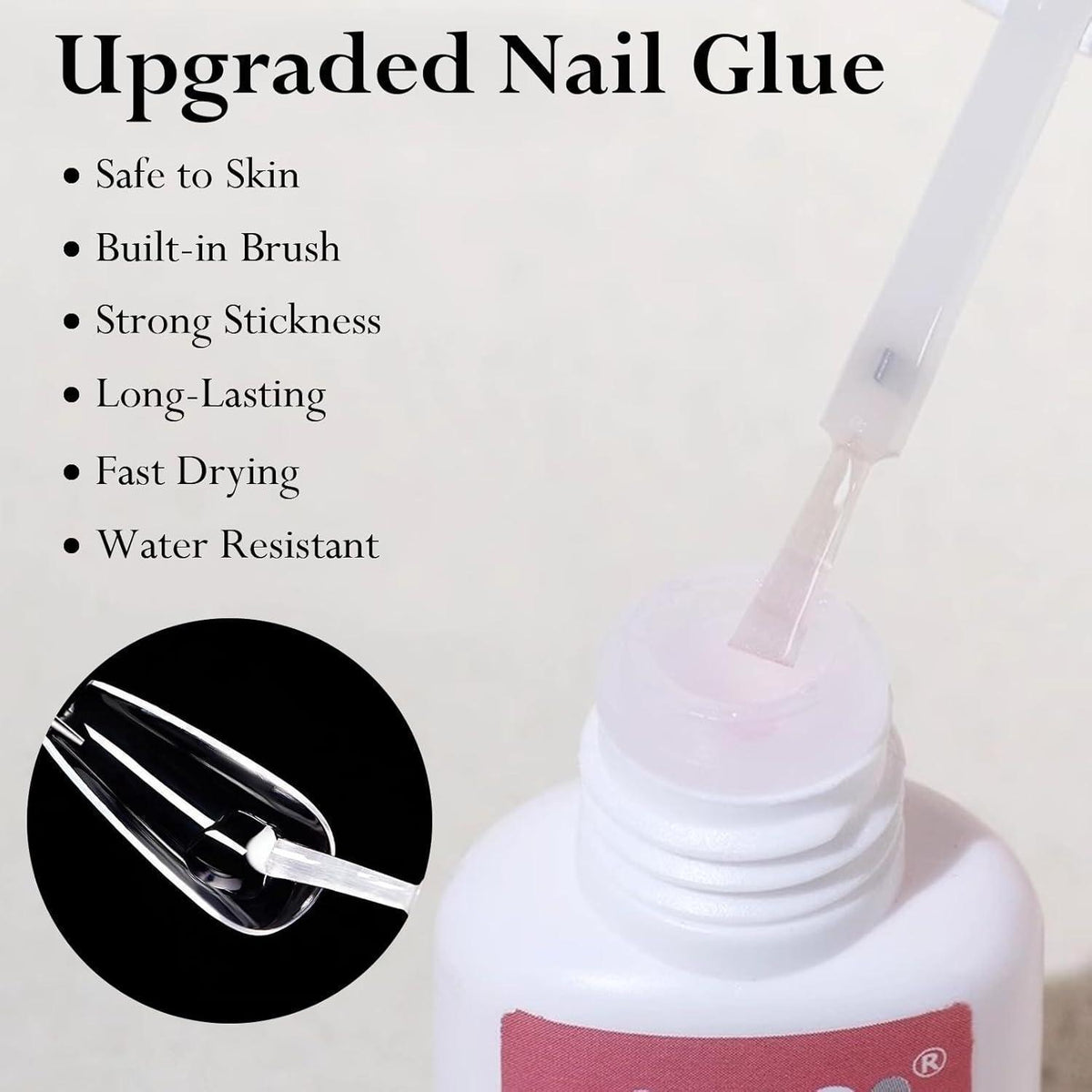 240er Set Französische Falsche Nägel – Aufkleben & Nageldesign