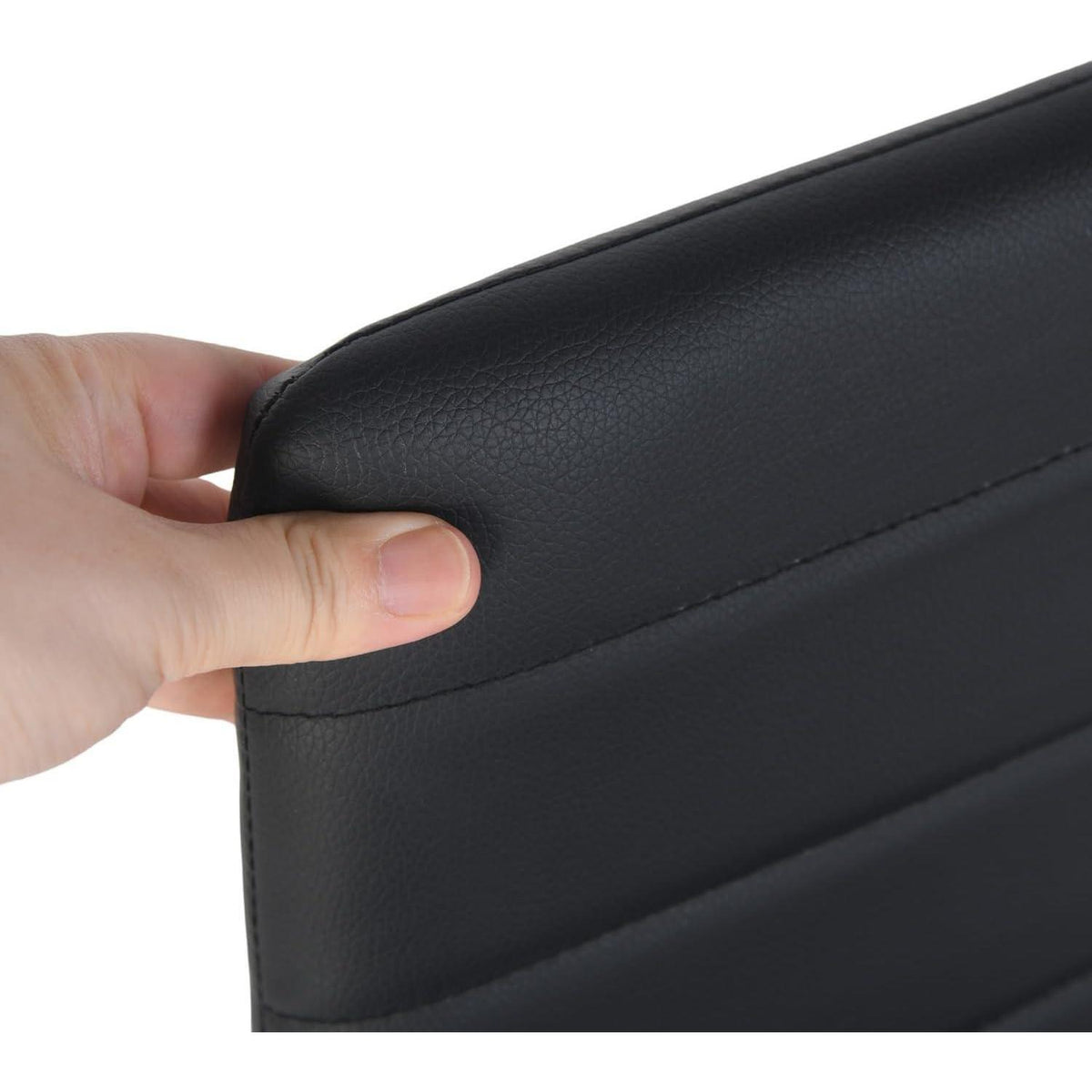 Esszimmerstühle 6er Set Schwarz –, Robust & Ergonomisch in Lederoptik