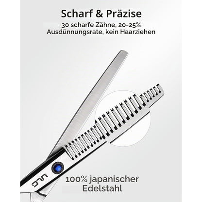 Linkshänder Haarschneideschere aus Japanischem Edelstahl 16,5cm