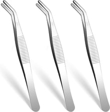 Pinzettenset Edelstahl Spitz Stumpf Gerade Rutschfest