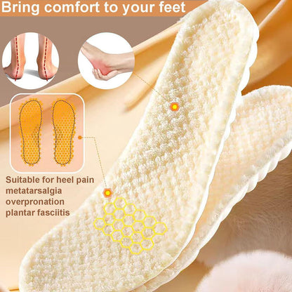 Thermoeinlegesohle Winter Schuheinlagen Herren Damen Dicke Wärmende Einlegesohlen