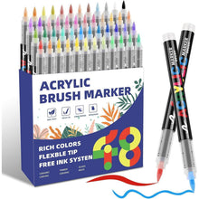 Acrylstifte wasserfest 48 Farben für Steine, Ostereier & mehr