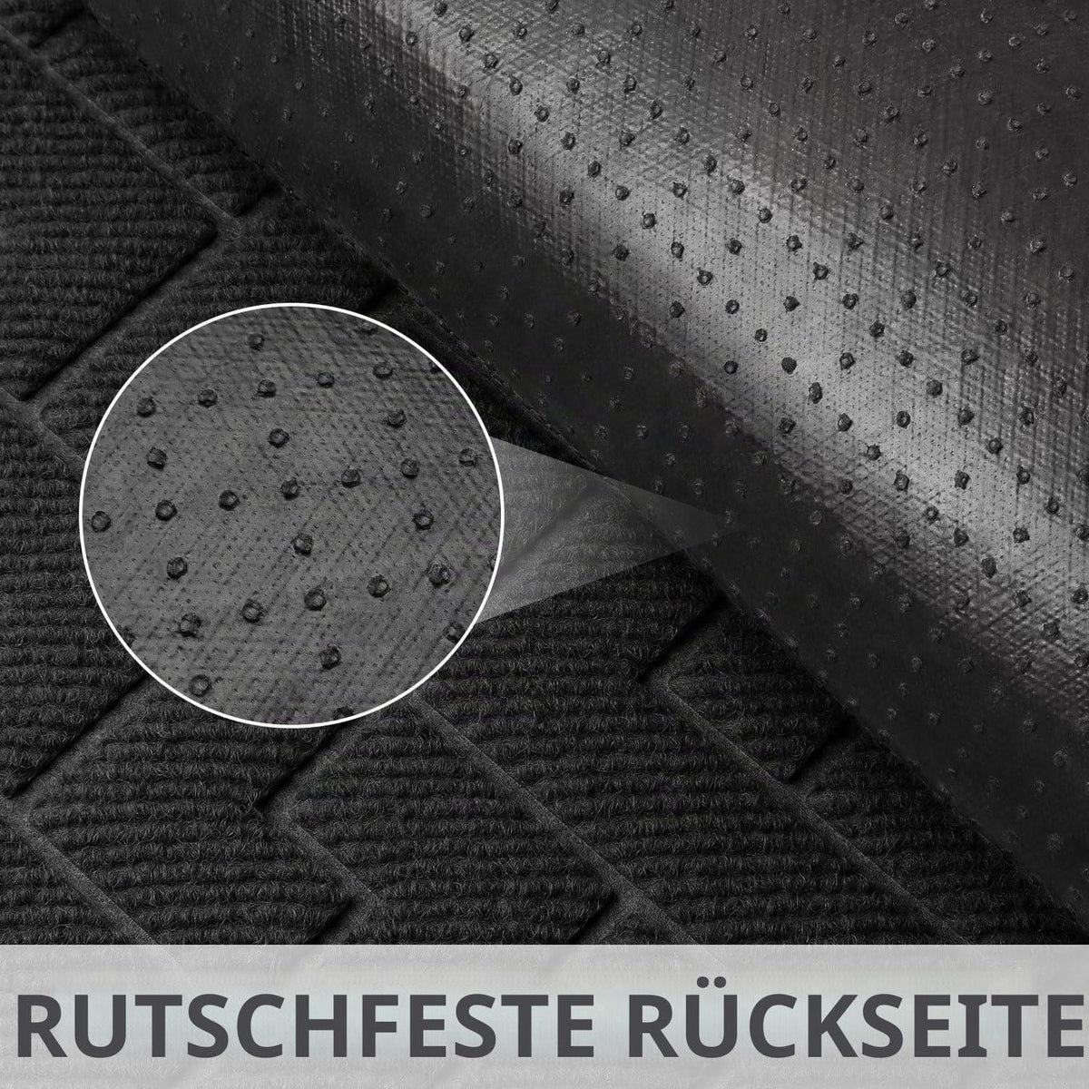 Rutschfeste Fußmatte 80x120 cm – Schmutzfangmatte für Innen & Außen