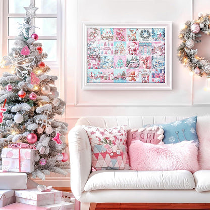 MJARTORIA Puzzle Adventskalender 2024 Erwachsene Kinder 1008