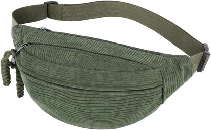 Aucuu Cord Umhängetasche Damen Gürteltasche Bauchtasche Crossbody Bag