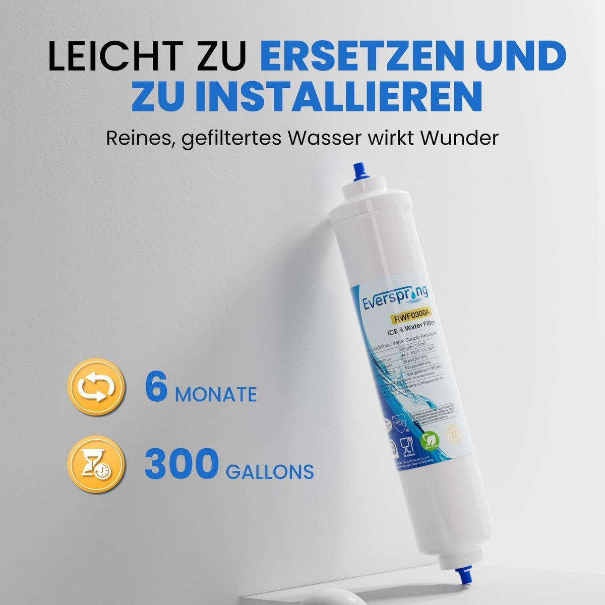 Wasserfilter für Samsung, LG & Haier Kühlschrank