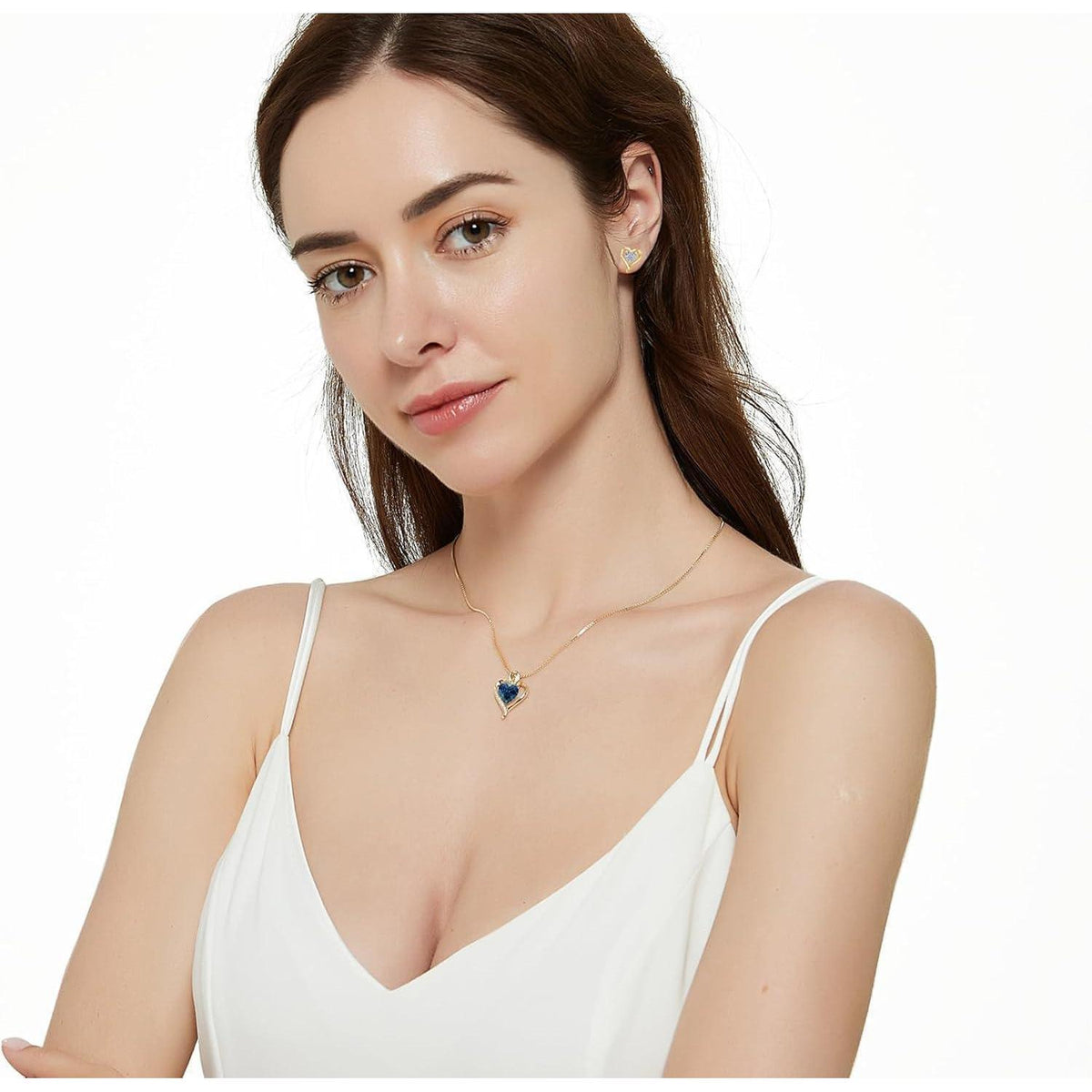 Silber Herz Halskette Damen 925 Sterling Silber Geschenk