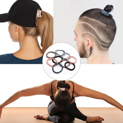 12 Stück Geflochtene Haargummis Damen - Elastische Zopfhalter