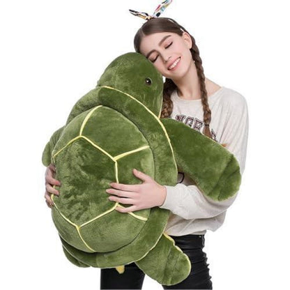 Große Plüsch Schildkröte 30cm - Kuscheltier & Dekokissen