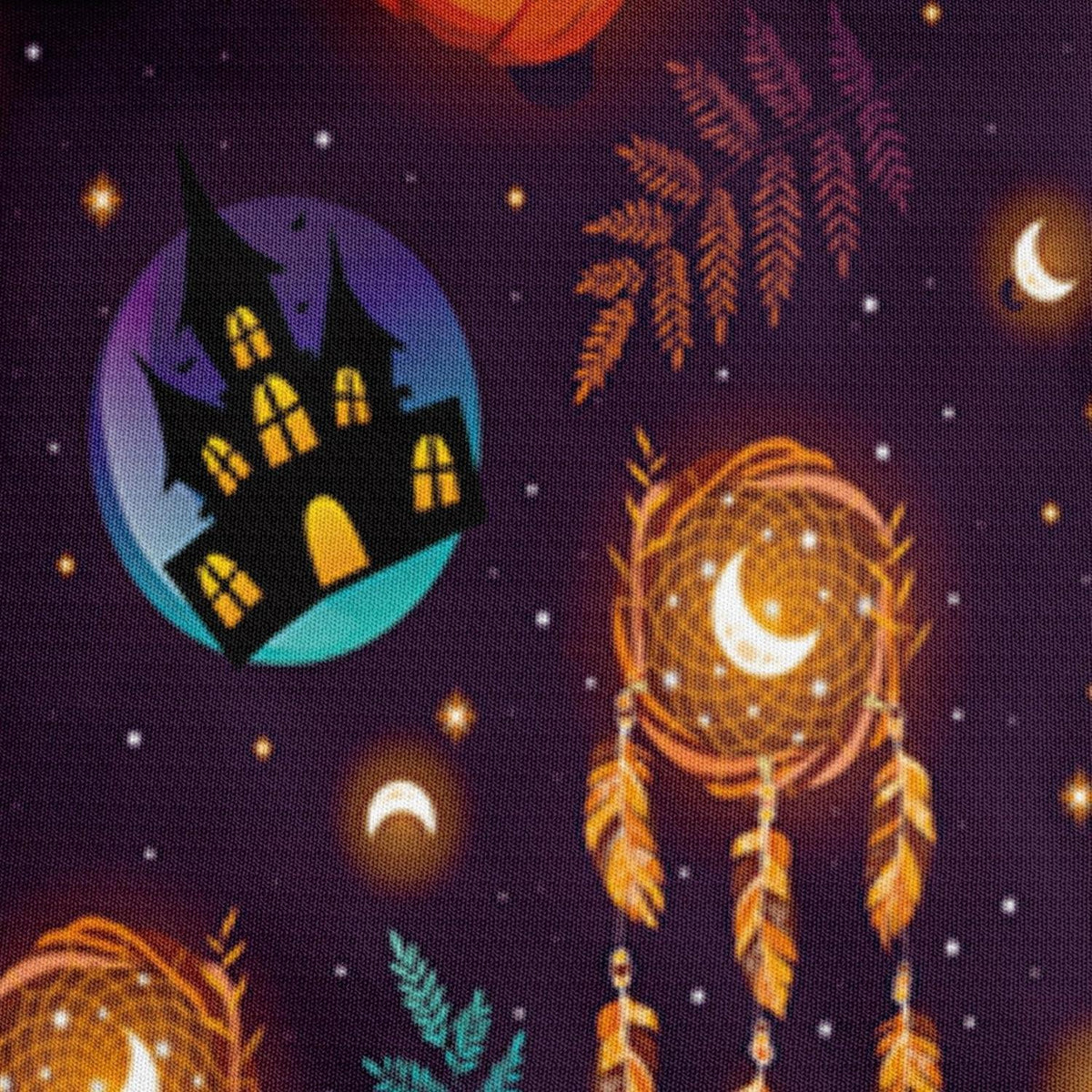 Halloween Bettwäsche Set 135x200 cm - Kürbis & Laterne 4-teilig
