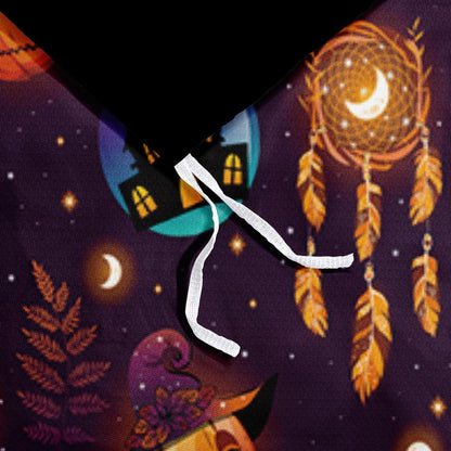 Halloween Bettwäsche Set 135x200 cm - Kürbis & Laterne 4-teilig