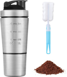 Edelstahl Protein Shaker 700ml Bottle mit Shaker Balls