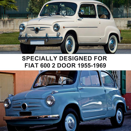 Autoabdeckung Vollgarage für Fiat 600 1955-1969, wasserdicht & atmungsaktiv