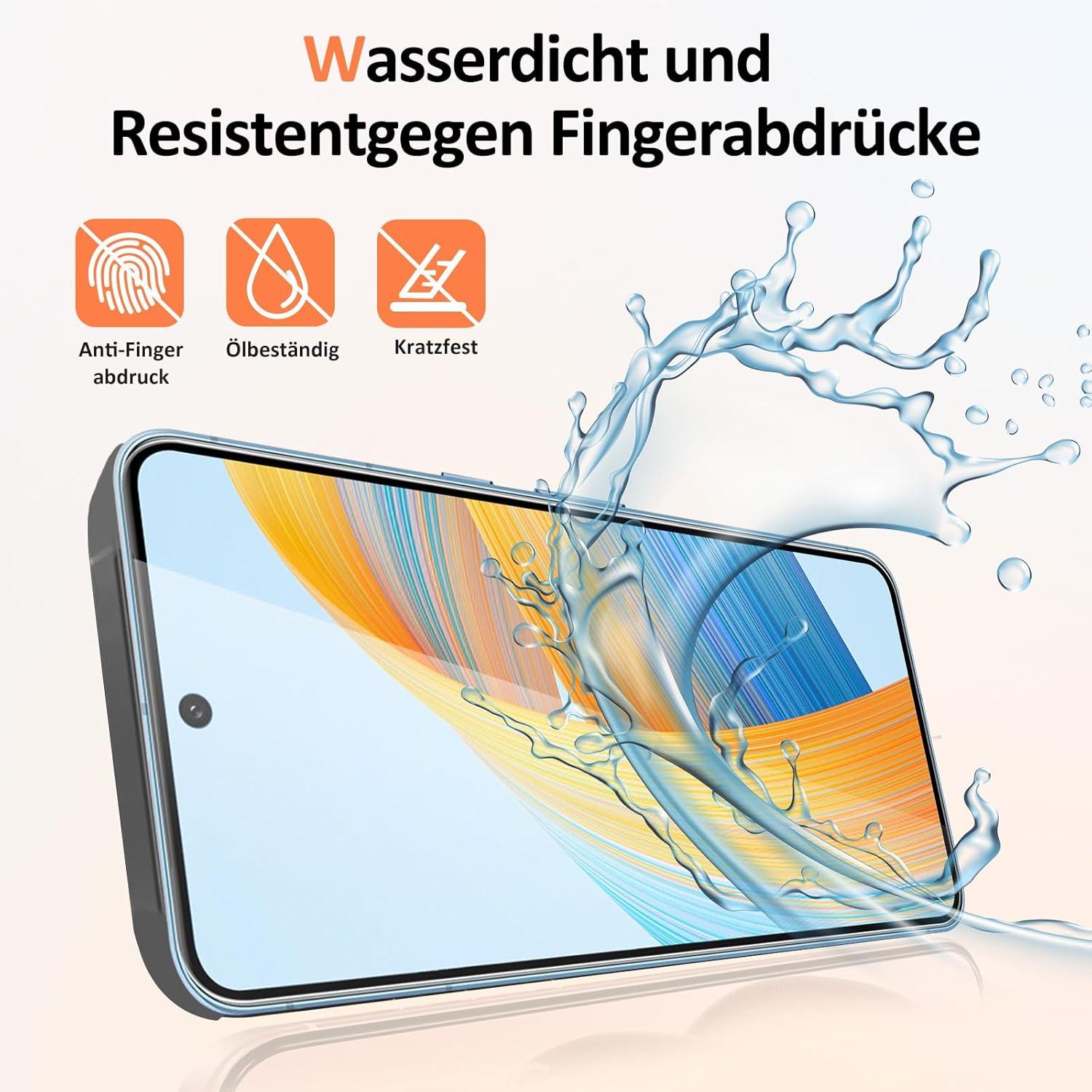 2x Panzerglas Schutzfolie für Google Pixel 8, 9H Härte, HD Displayschutz