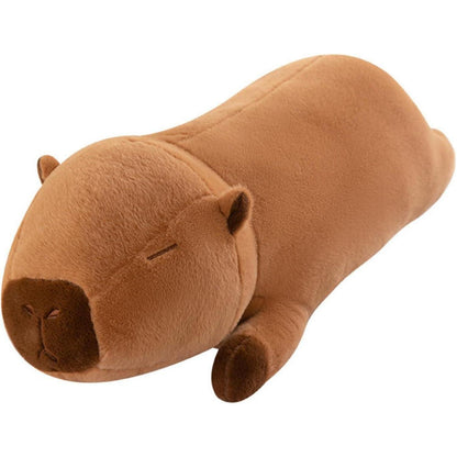 Großes Kapybara Plüschtier 90cm Braun – Kuscheliges Stofftier & Kissen