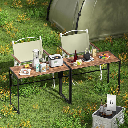 Kleiner Klappbarer Schreibtisch 100 x 48 cm Gold Home Office