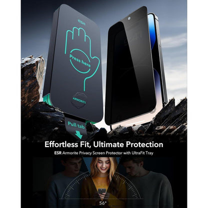 Displayschutzfolie iPhone 14 Pro Max Sichtschutz 3 Stück