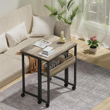 Kleiner Klappschreibtisch 63 cm mit Rollen Stauraum