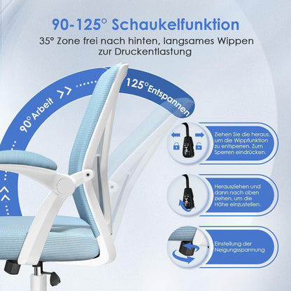 Ergonomischer Bürostuhl mit Lendenwirbelstütze, Testsieger