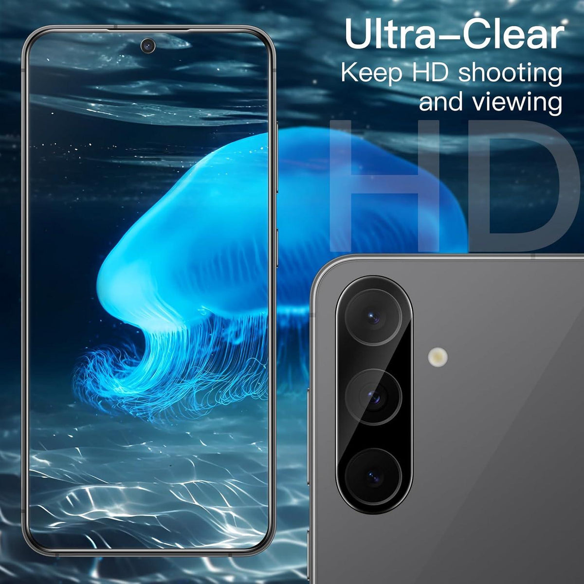 Displayschutz Samsung Galaxy S24 FE Kameraschutz Glas 9H 2 Stück