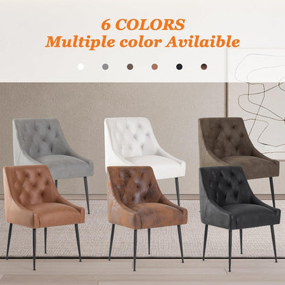 Esszimmerstühle 6er Set Schwarz – Modern & Komfortabel