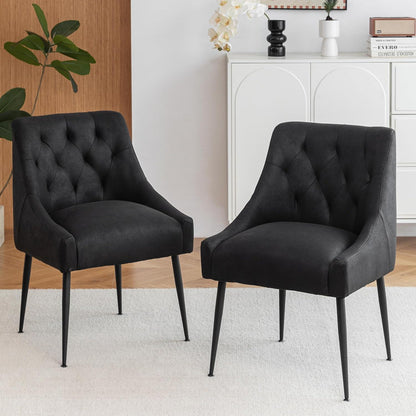 Esszimmerstühle 2er Set Schwarz – Modern & Komfortabel mit Hebel