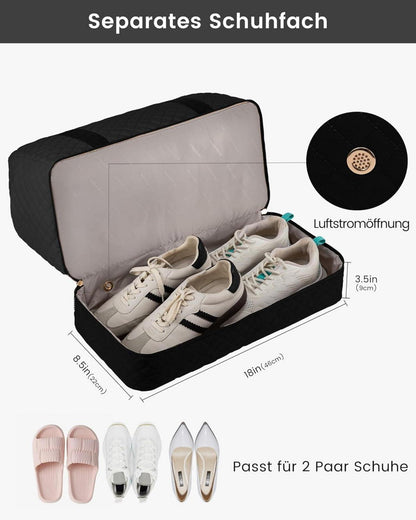 LOVEVOOK Reisetasche Damen, Weekender Sporttasche Handgepäck