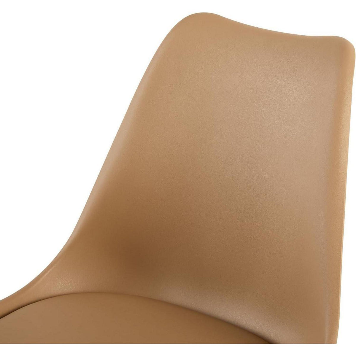 Esszimmergruppe 110cm Esstisch mit 4 Stühlen Weiß/Khaki