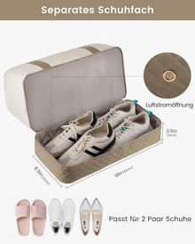 Reisetasche Damen Weekender Sporttasche mit Schuhfach