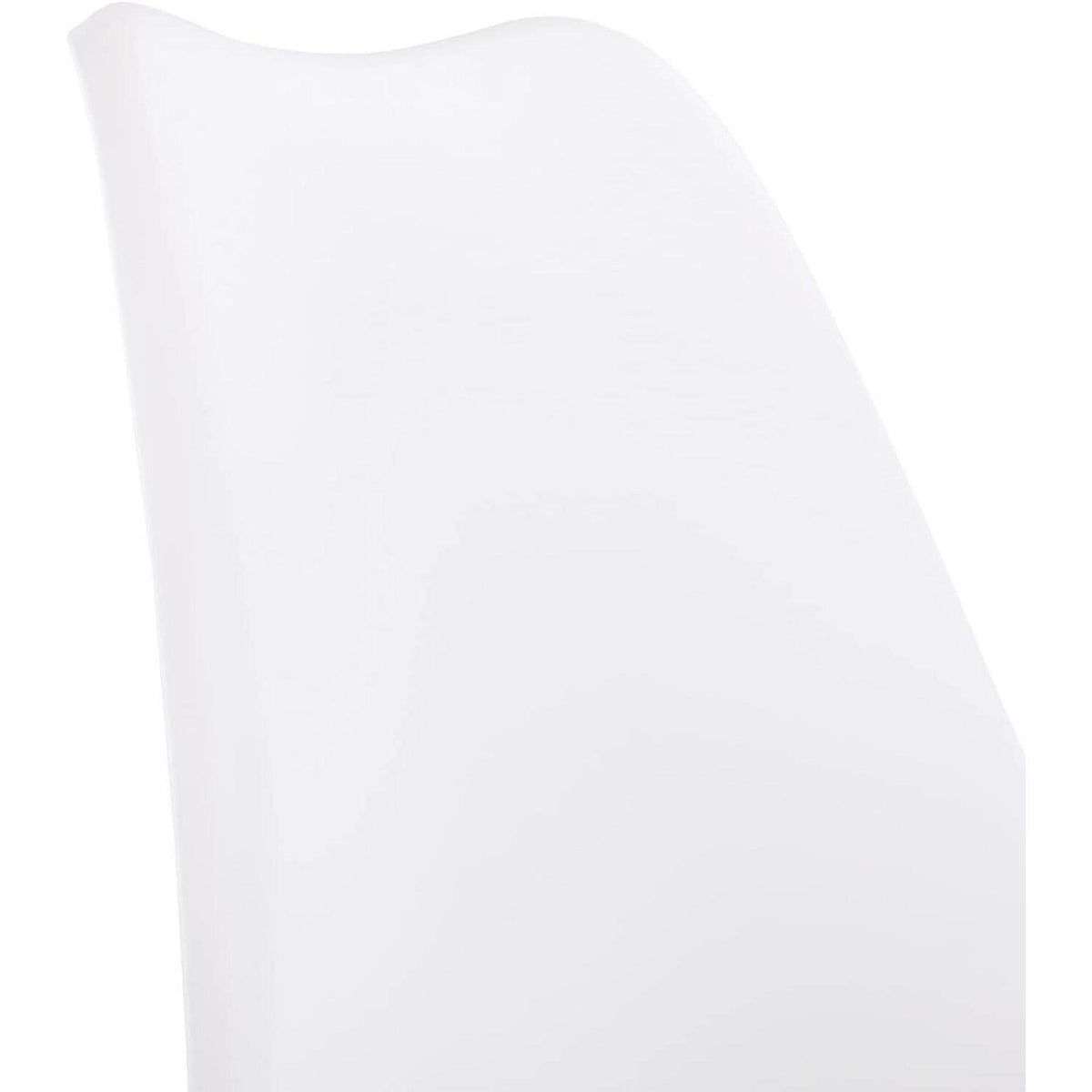 Esszimmergruppe Weiß: Esstisch 110cm + 4 Stühle