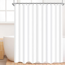 Duschvorhang 150x180cm Wasserabweisend Antischimmel Weiß 2in1-Funktion
