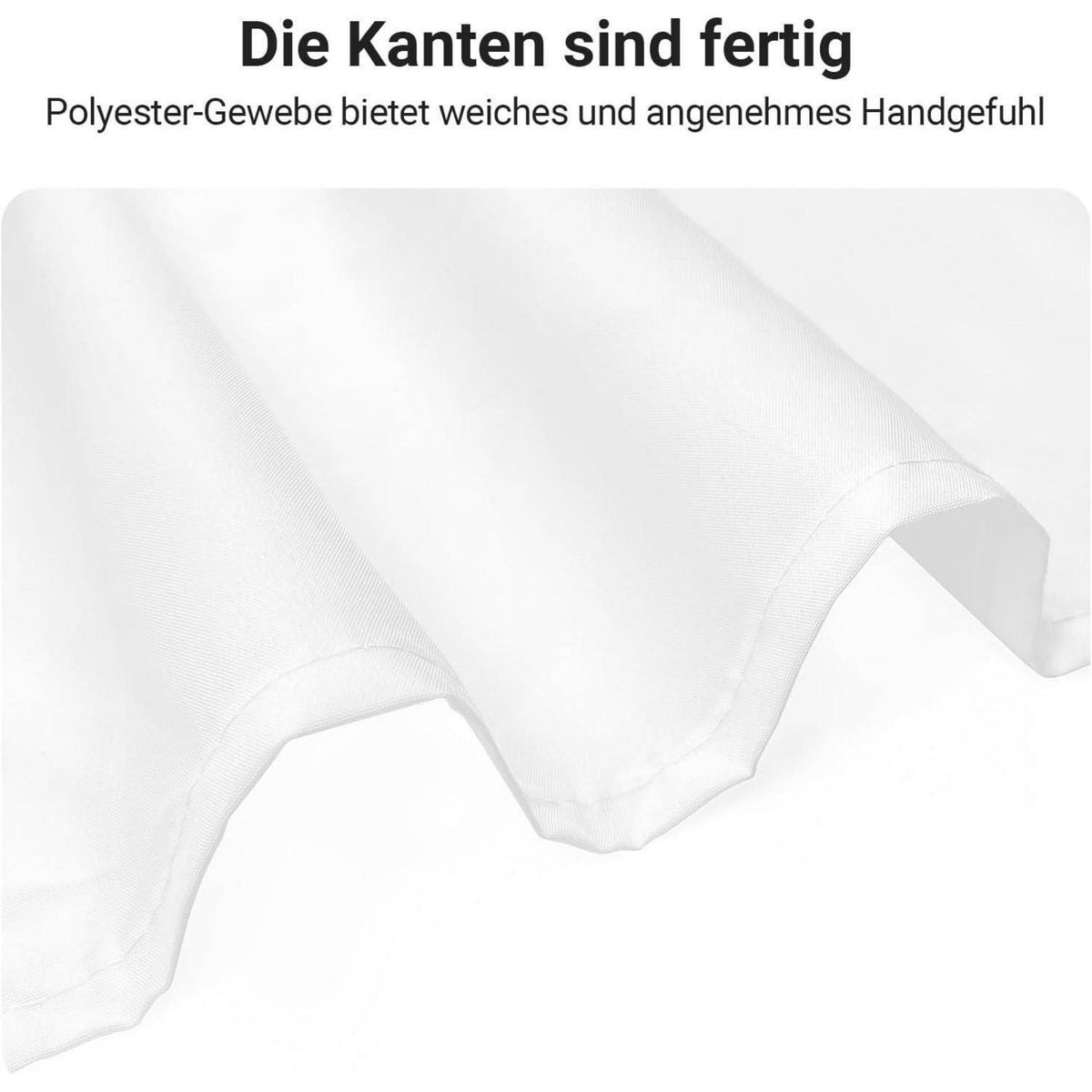 Duschvorhang 300x200cm Reinweiß mit Haken & Antischimmel Beschichtung