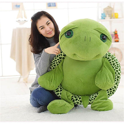 Große Plüsch Schildkröte 100cm - Kuscheltier Geschenk Grün