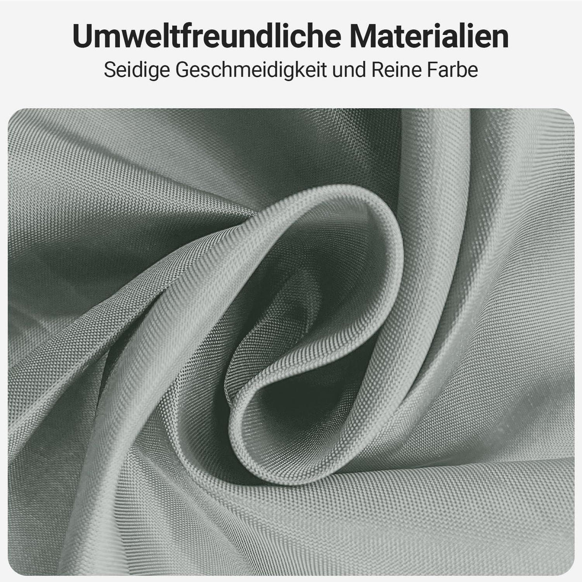 Duschvorhang Grau 160x160cm Beschwerter Saum Antischimmel Wasserabweisend