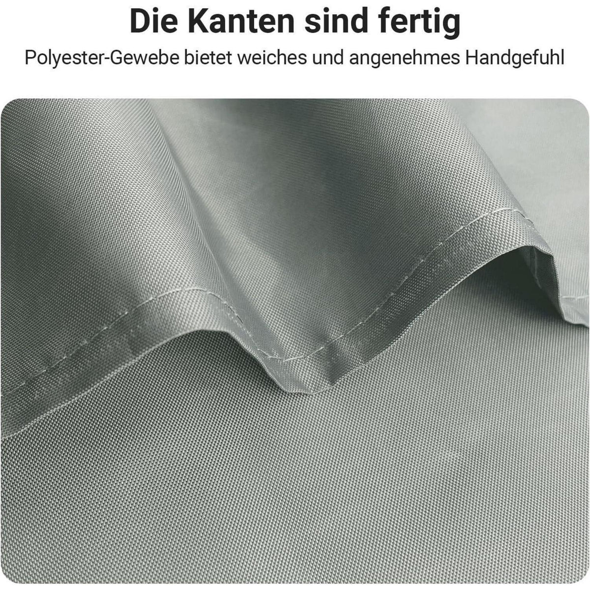 Duschvorhang Grau 160x160cm Beschwerter Saum Antischimmel Wasserabweisend