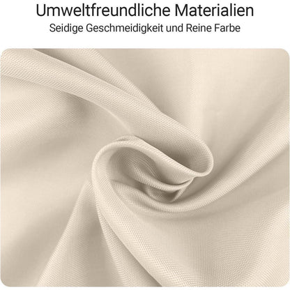 Duschvorhang 90x90 cm Beige Polyester Wasserabweisend