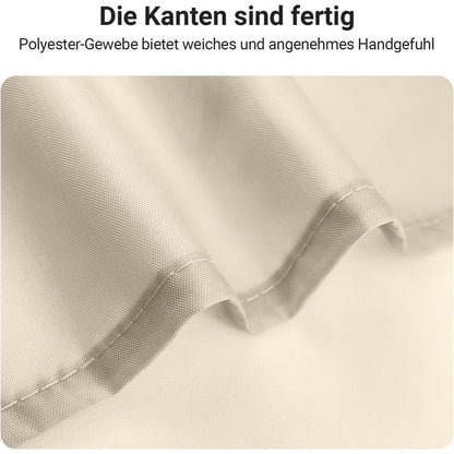 Duschvorhang 90x90 cm Beige Antischimmel Polyester