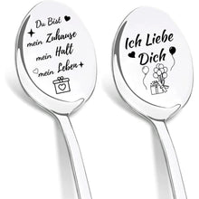 Gravierte Kaffeelöffel "Du bist mein Zuhause" - Geschenk für Sie & Ihn
