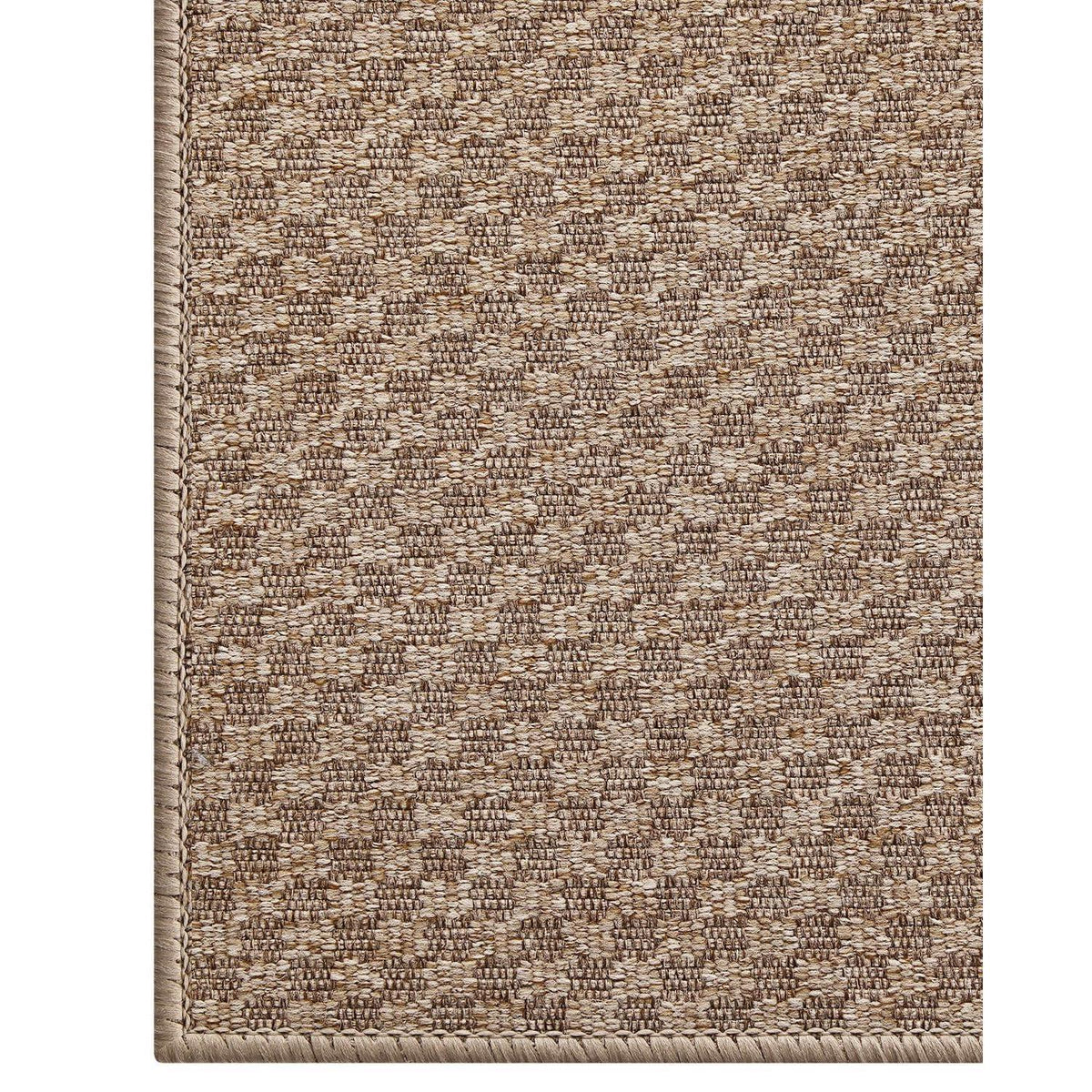 Schmutzfangmatte Khaki Gitter 120x180cm – Fußmatte für Innen