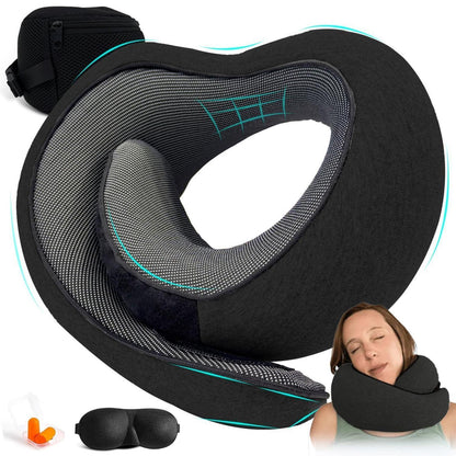 Reisekissen Flugzeug Memory Foam – Nackenkissen für Reisen & Auto